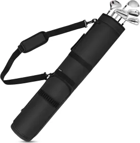 AKOZLIN Golf Carry Bag 3-6 Golf Clubs Lightweight Foldable Travel Sunday Golf Bag Case with Strap