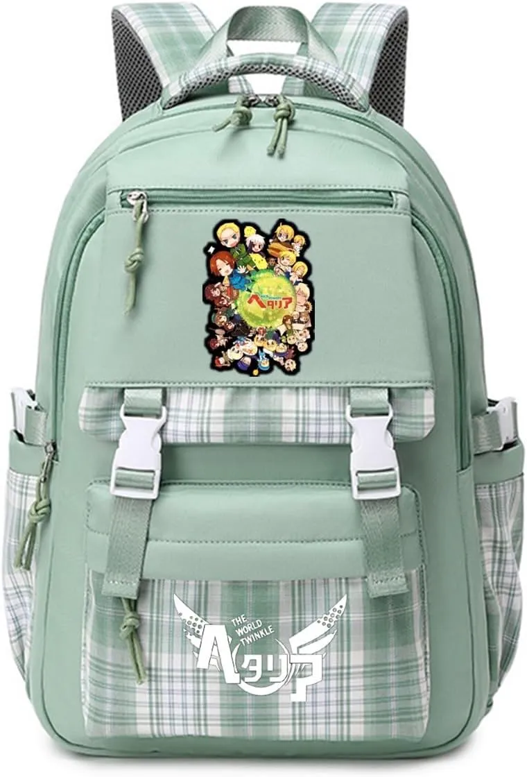 Anime Axis Powers Hetalia Backpack Mochila Satchel Daypack School Bag Bookbag 10