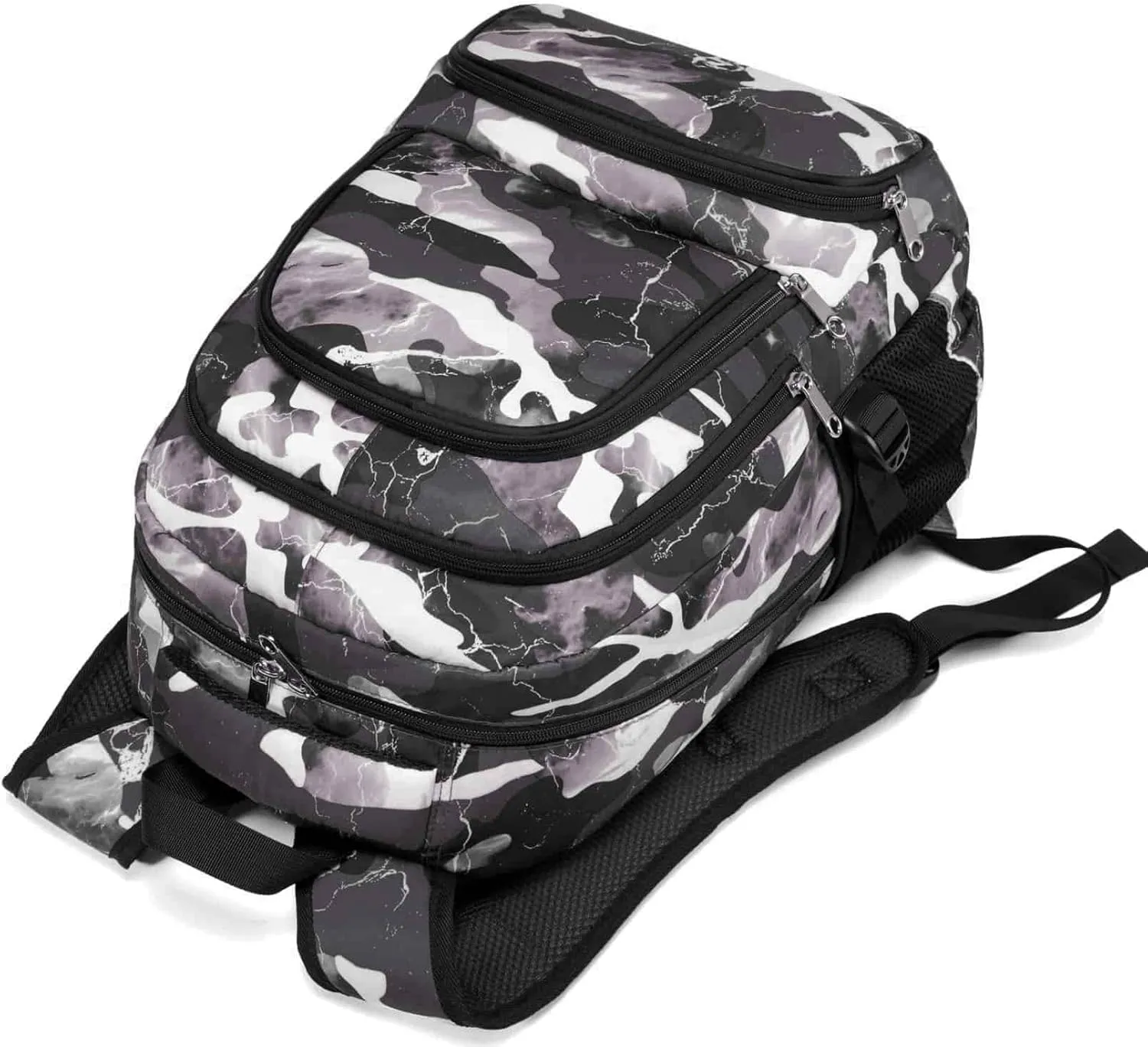 BLUEFAIRY Kids Backpack for Boys Elementary School Bags Primary Middle School Bookbags for Teens Back to School Gifts for Childs Mochila Escolares para Nios 17 Inch Aged 6-8 Camo Grey