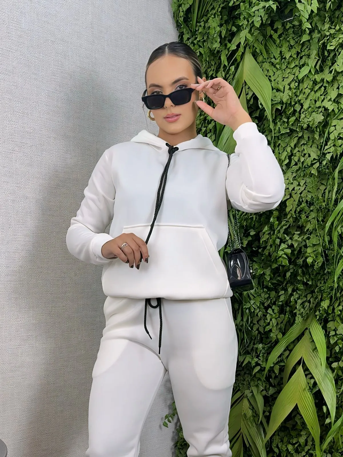 Blusa Moletom Capuz e Bolsos 9600015  (Es/E,F)