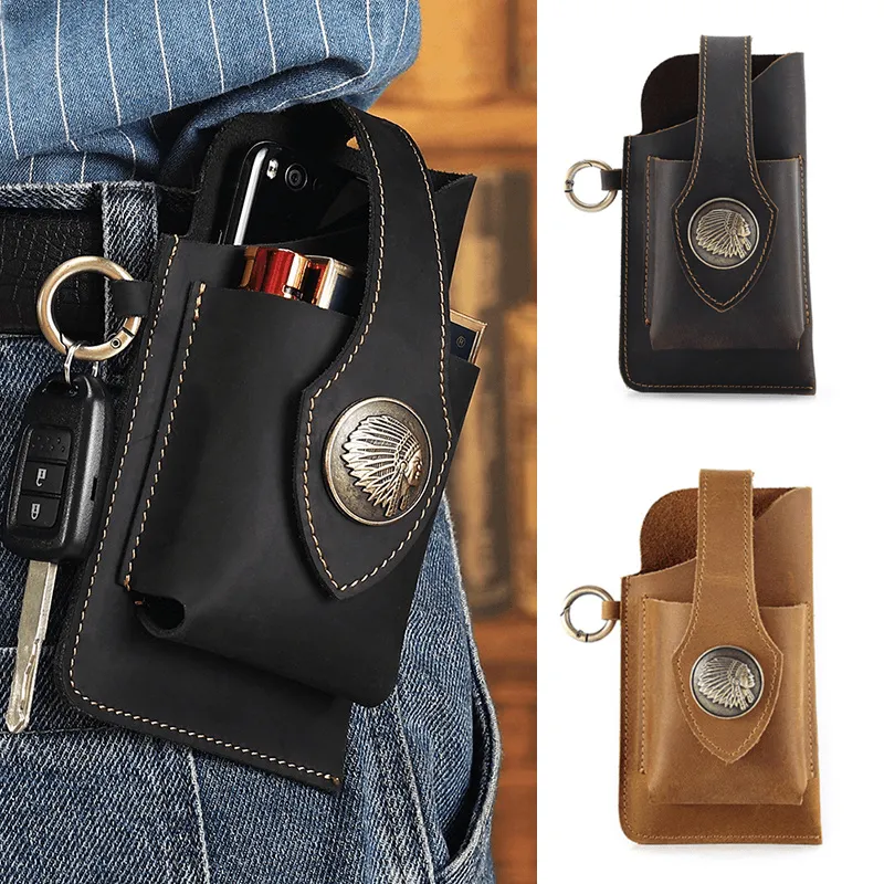 Carteira Masculina Titanium de Cinto Vintage