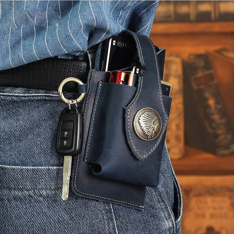 Carteira Masculina Titanium de Cinto Vintage