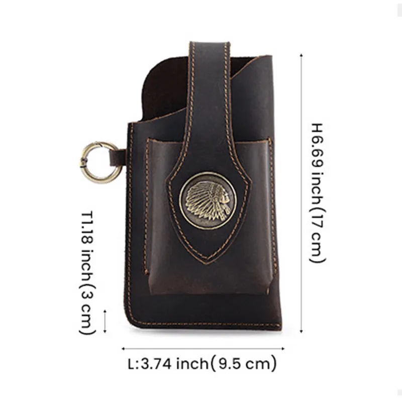 Carteira Masculina Titanium de Cinto Vintage