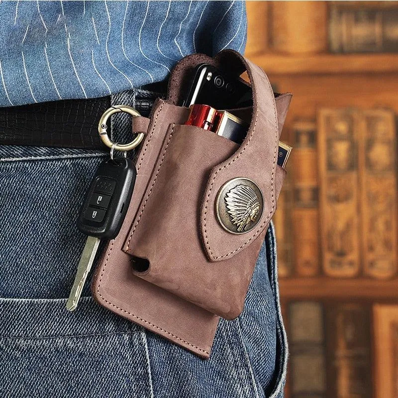 Carteira Masculina Titanium de Cinto Vintage