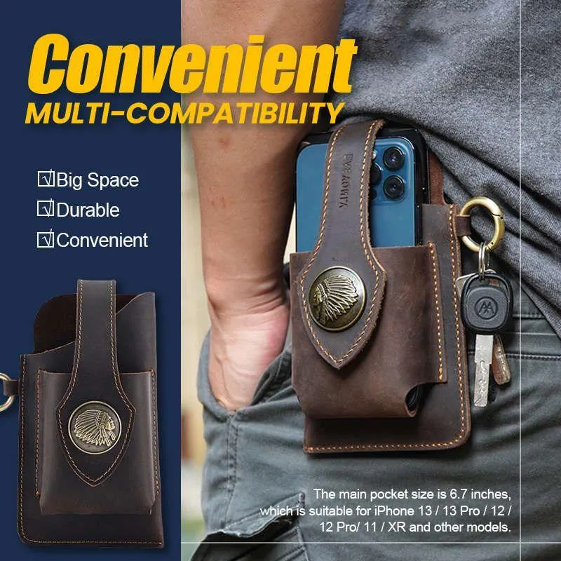 Carteira Masculina Titanium de Cinto Vintage