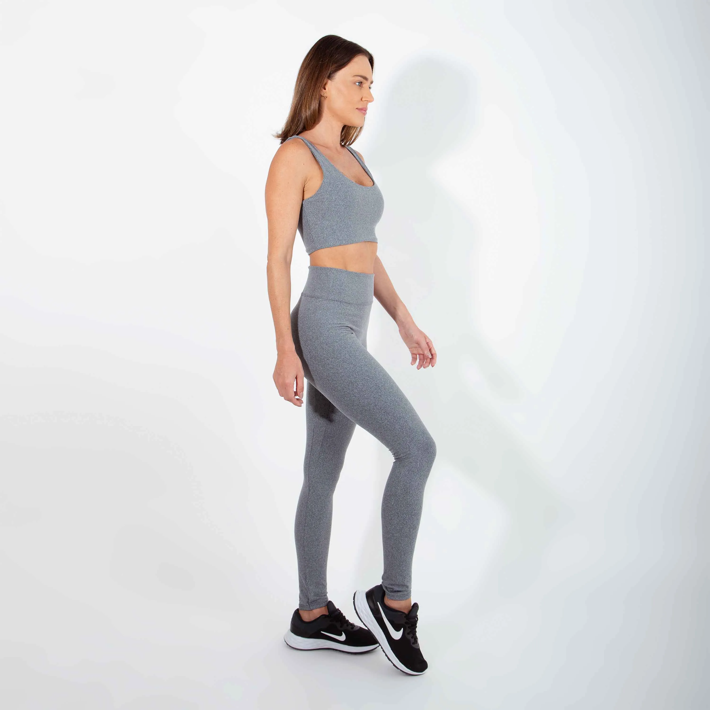 Legging Movement Tech Performance - Mescla Escuro