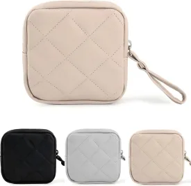 Small Makeup Bag for Purse PU Makeup Pouch Cute Cosmetic Pouch for Women Portable Mini Cosmetic Bag Travel Mini Makeup Bag For Lipstick Keys Bank Cards