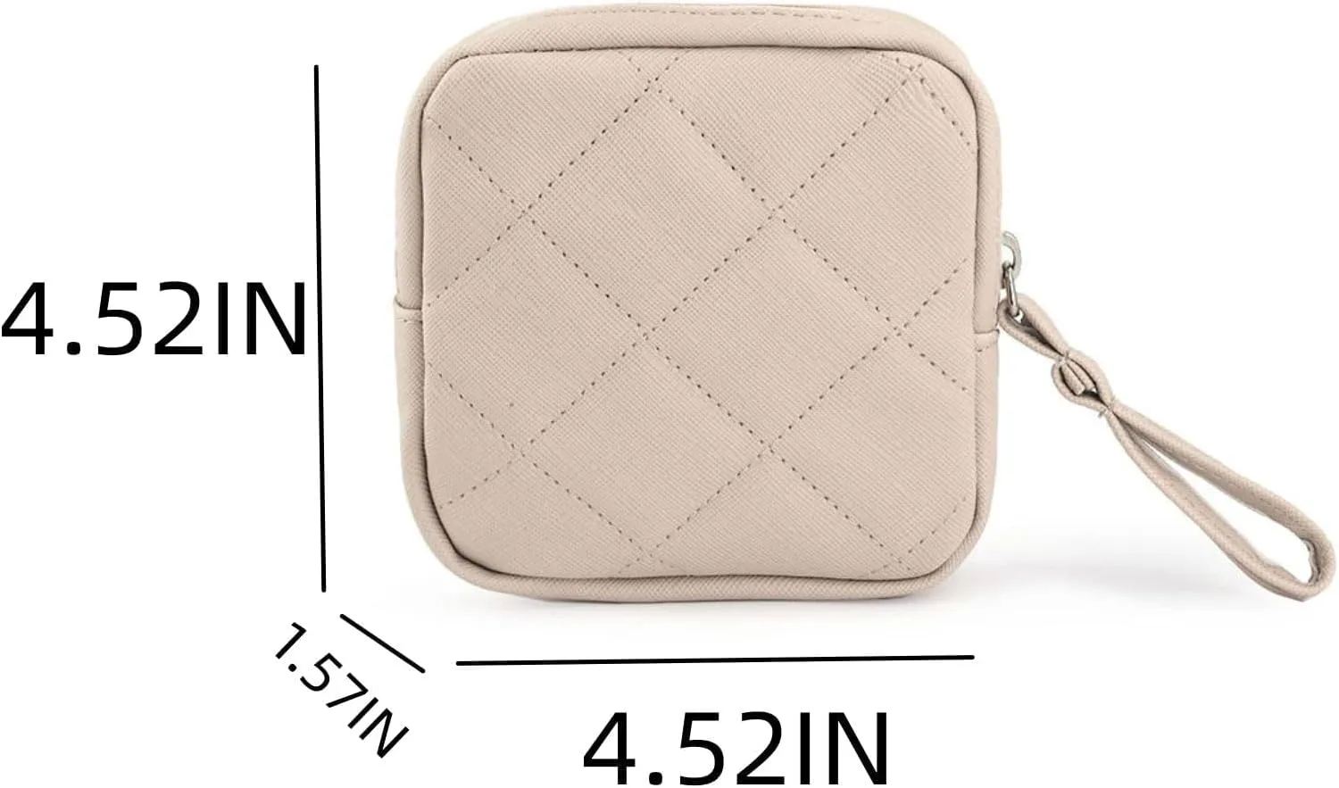 Small Makeup Bag for Purse PU Makeup Pouch Cute Cosmetic Pouch for Women Portable Mini Cosmetic Bag Travel Mini Makeup Bag For Lipstick Keys Bank Cards