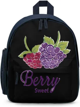 Sweet Berry Cute Backpack Daily Casual Daypack Travel Mini Bag with Adjustable Strap Blue-style-4
