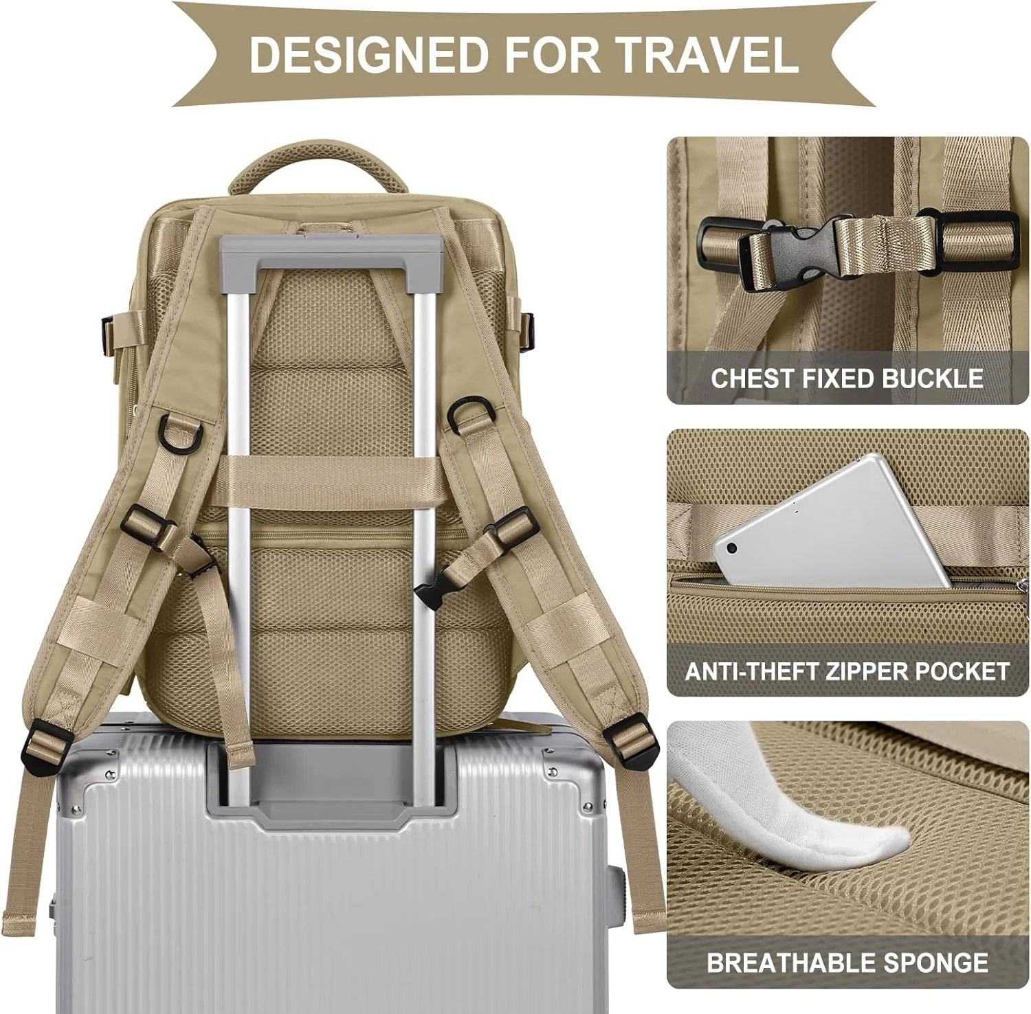 WONHOX  Mochila de Viaje